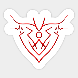 Mechanical Heart Sticker